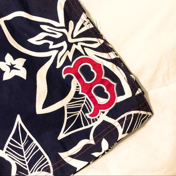 NWT Genuine Merchandise Boston Red Sox Swim Trunks - Picture 2 of 4